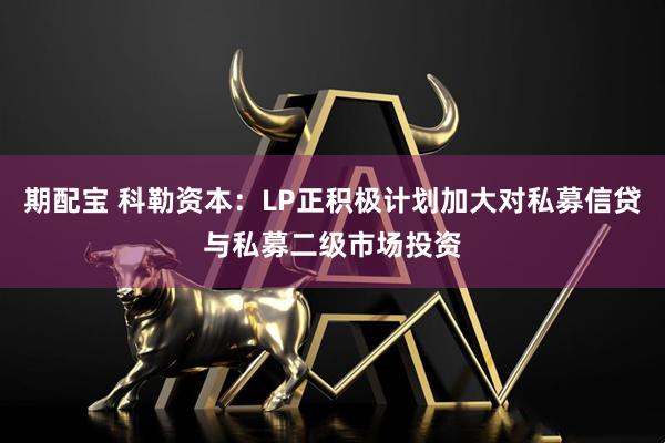 期配宝 科勒资本：LP正积极计划加大对私募信贷与私募二级市场投资