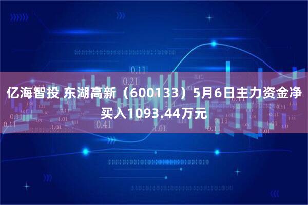 亿海智投 东湖高新（600133）5月6日主力资金净买入1093.44万元